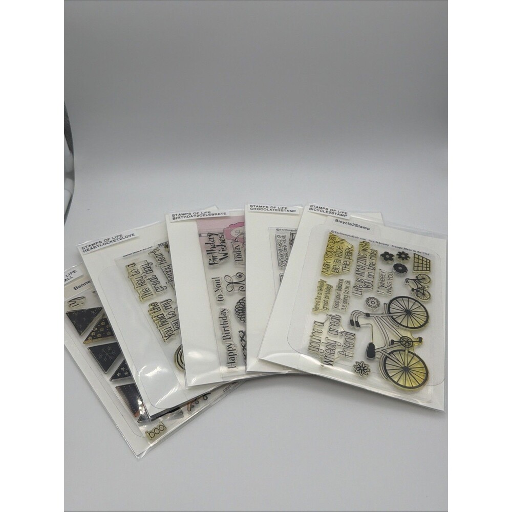 Lot of The stamps of Life photopolymer stamp sets by Stephanie barnard